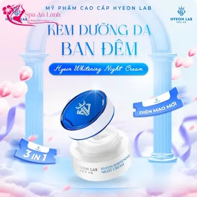 Kem dưỡng da ban đêm – HYEON WHITENING NIGHT CREAM (NEW)